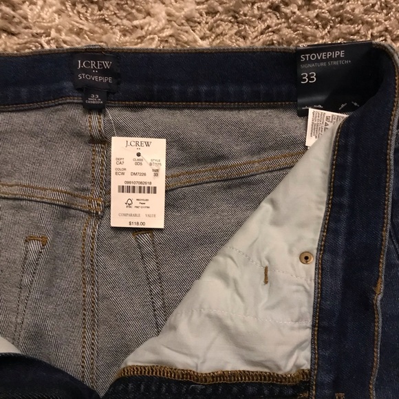 J. Crew Women’s Stovepipe straight jean in signature stretch Size 33 - Picture 5 of 14